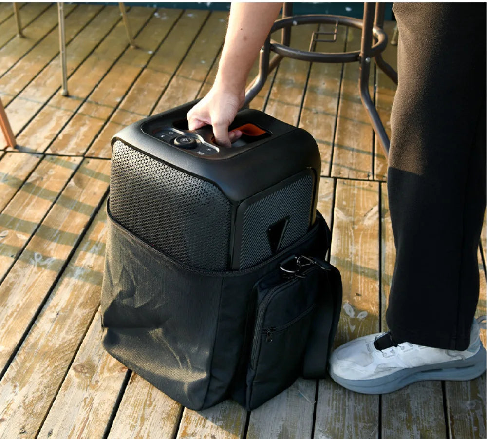 Speaker Organizer For Partybox Encore Essential Speaker Shoulder Bag Nylon Crossbody Sound Bag With Shoulder Strap Peaceful Pleasures Health and Wellness