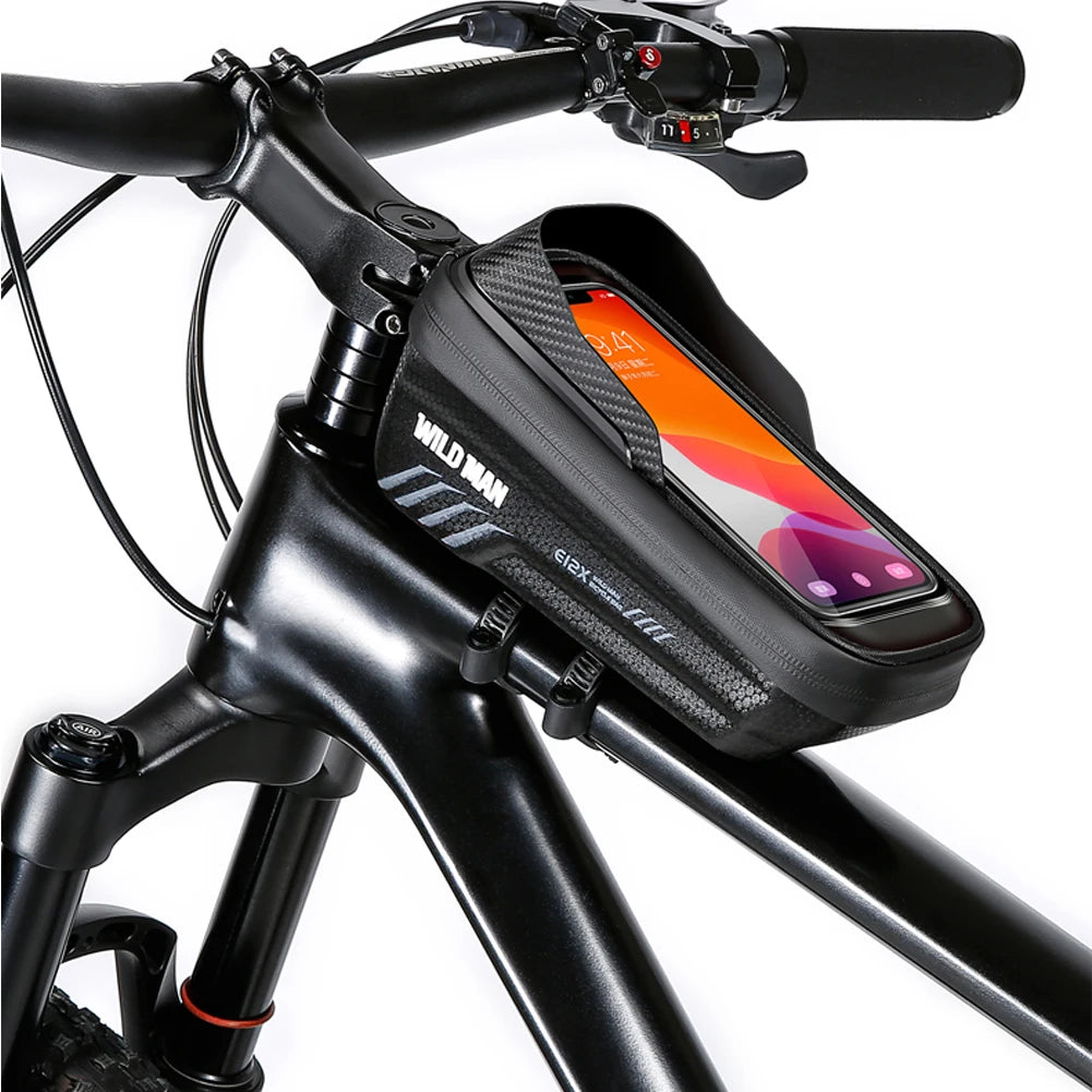 1L Bike Phone Handlebar Bag | Touchscreen Top Tube Frame Bag