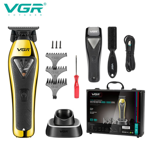 VGR High end Electric Hair Clipper Metal Body Hair Trimmer Powerful Power Electric Carving Pusher Personal Hair Care Set V-994 Peaceful Pleasures Health and Wellness V-994