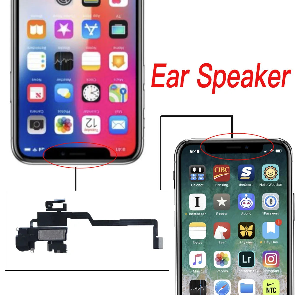 Ear Speaker Flex Cable Replacement – iPhone X XR XS XS Max