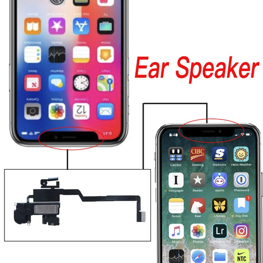 Ear Speaker Flex Cable Replacement – iPhone X XR XS XS Max Phone Repair Part Oasis Select