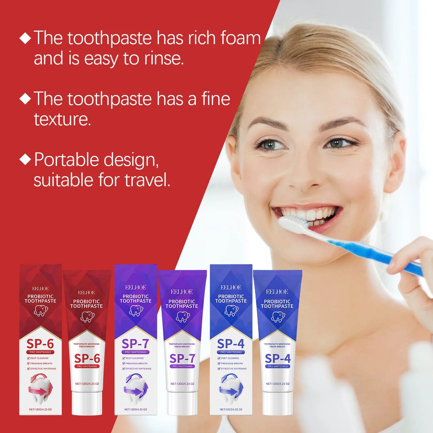 Eelhoe SP-6 Probiotic Whitening Toothpaste 120g | Fresh Breath