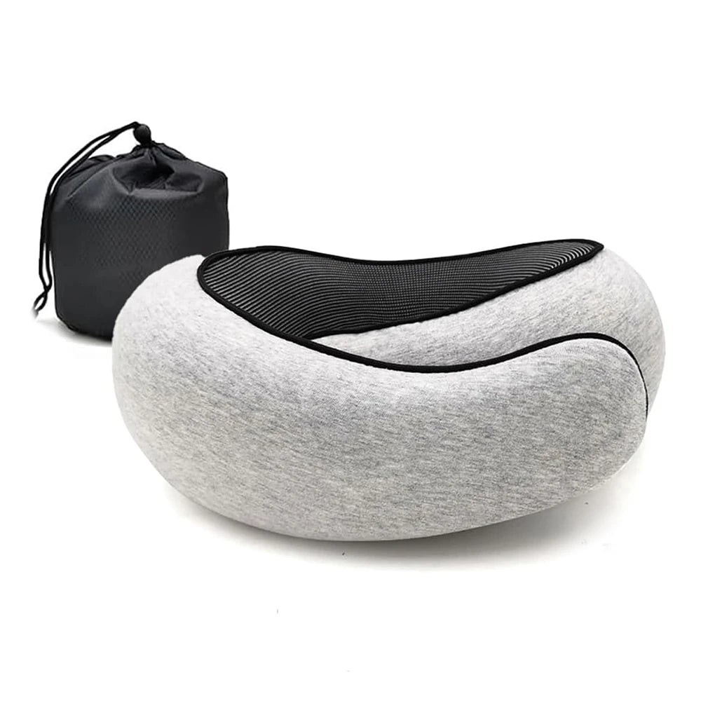Memory Foam U-Shape Travel Neck Pillow | Portable & Adjustable
