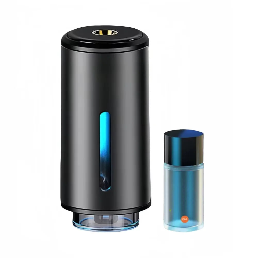 Car Essential Oil Diffuser Electric Waterless Aroma Diffuser Scent Machine For Removing Odors Auto Interior Car Accessories Peaceful Pleasures Health and Wellness With 1pc white tea