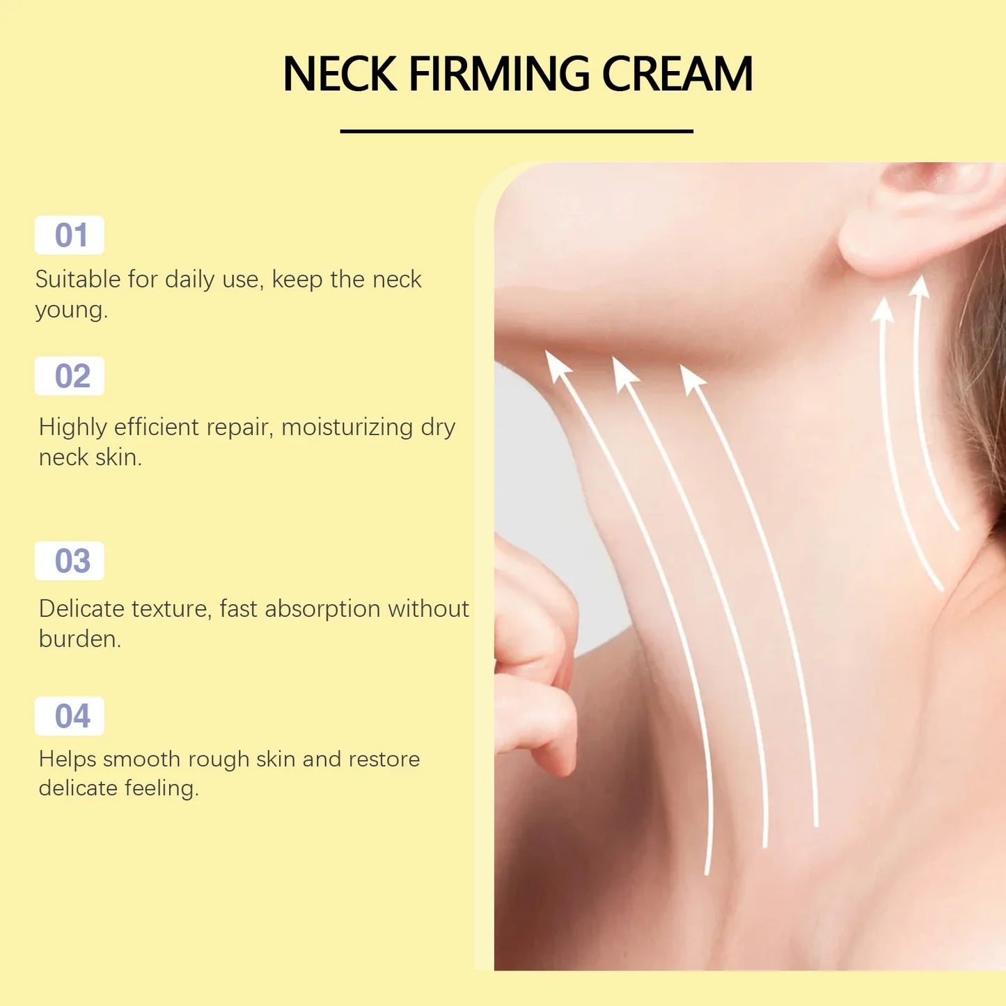 Retinol Neck Cream – Firming, Lifting & Fine Line Reducer