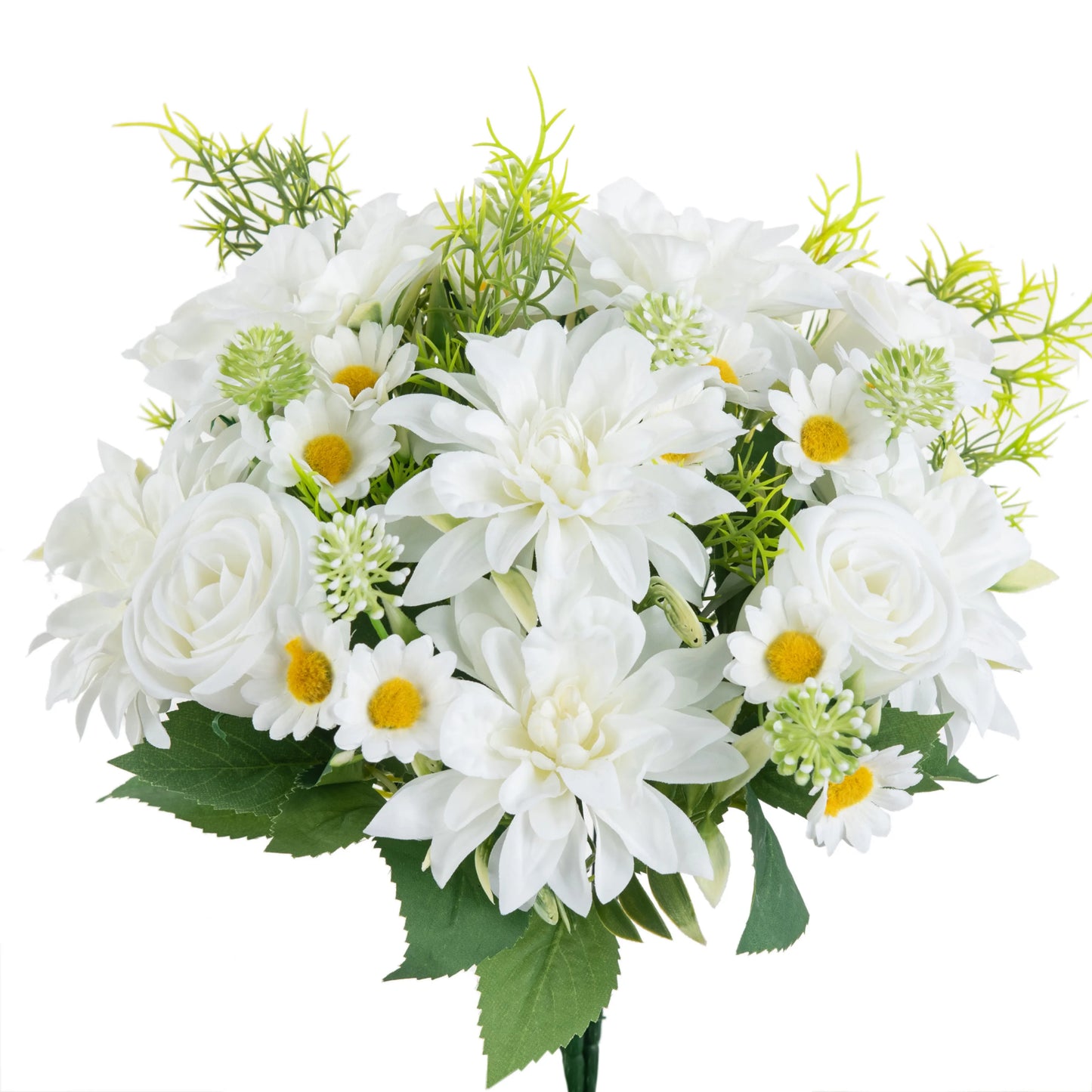 Silk Dahlia Rose Artificial Flowers – Wedding & Home Décor
