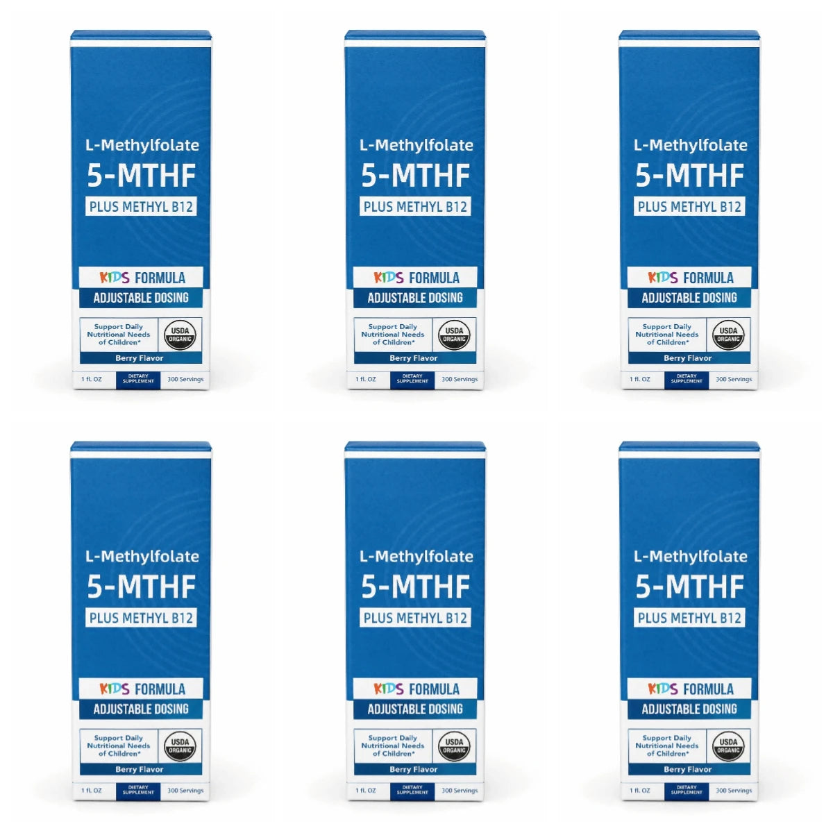 Kids L-Methylfolate 5-MTHF & Methyl B12 Drops | Organic Berry 30ml