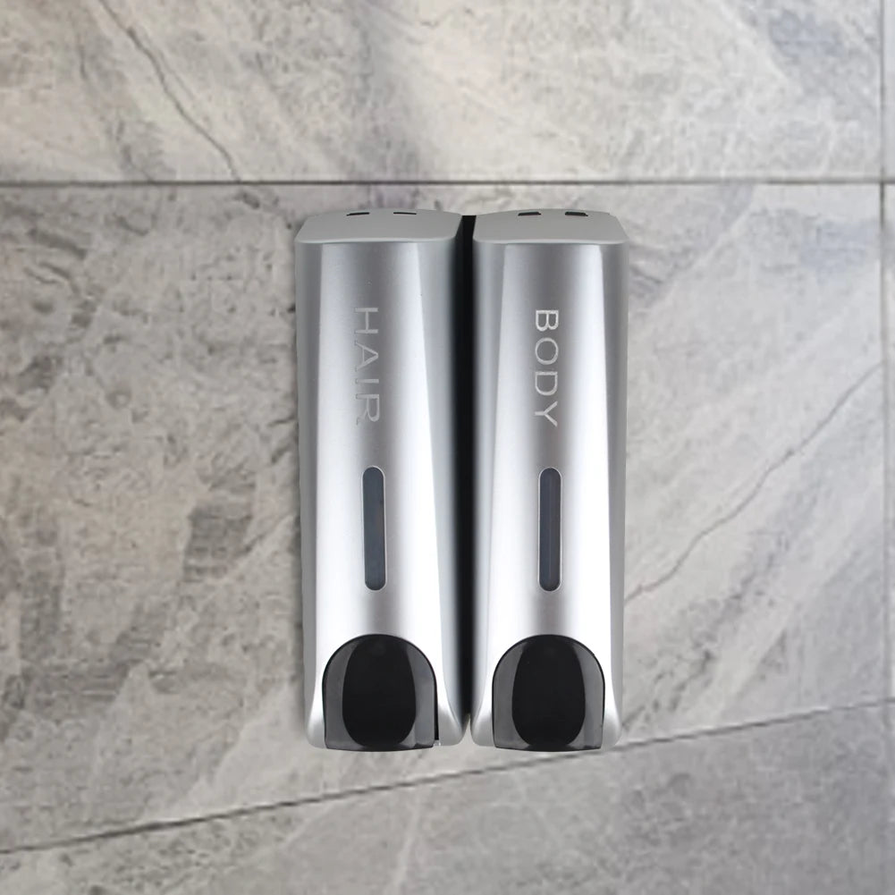 350ml Wall-Mount Soap Dispenser | Shower, Shampoo & Lotion