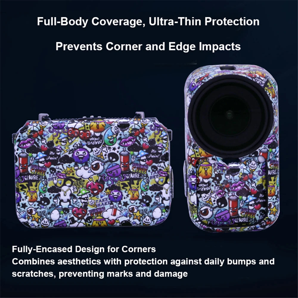 PVC Colorful Sticker For Dji Osmo Nano Waterproof Skins Camera Protection Scratch-Proof Cover For Dji Osmo Nano Accessories Peaceful Pleasures Health and Wellness