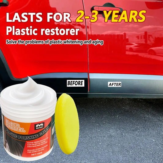 Plastic Trim Dressing Cream – Dashboard & Tire Restorer Paste Car Trim Restorer Oasis Select