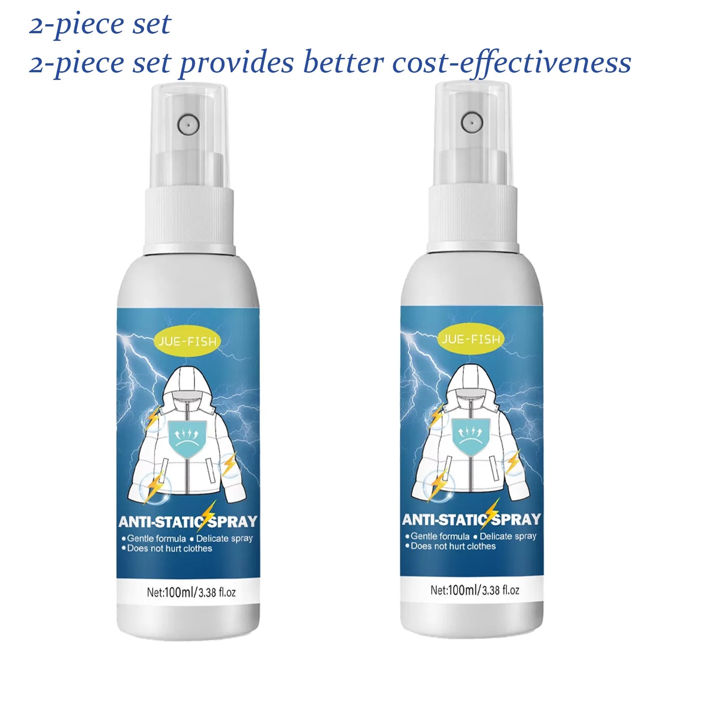 Jue Fish Anti-Static Spray 100ml – Clothes, Hair & Home