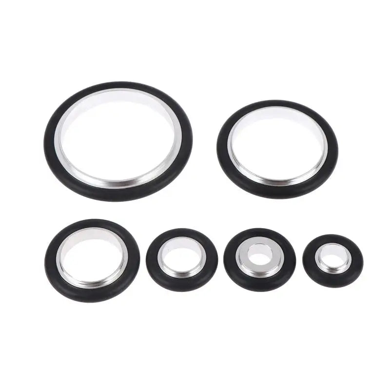 KF Vacuum Flange Clamp KF10–KF50 | NBR FKM O-Ring Seal