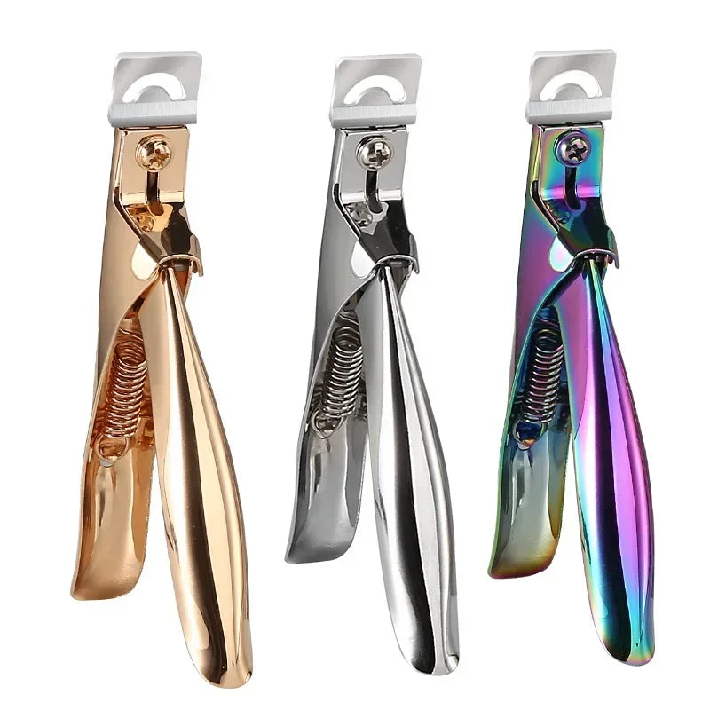 Straight Edge Acrylic Nail Clipper | Guillotine False Nail Cutter
