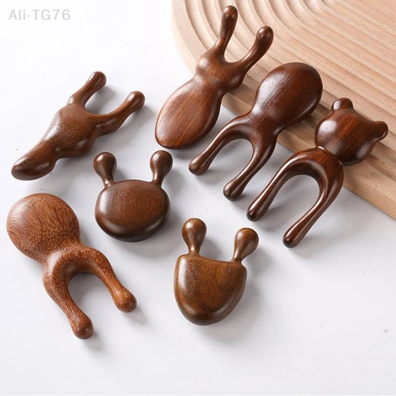 Sandalwood Snail Face Massager – Facial Meridian Tool