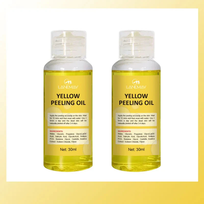 Yellow Peeling Oil – Exfoliate & Brighten Skin Tone | 30ml