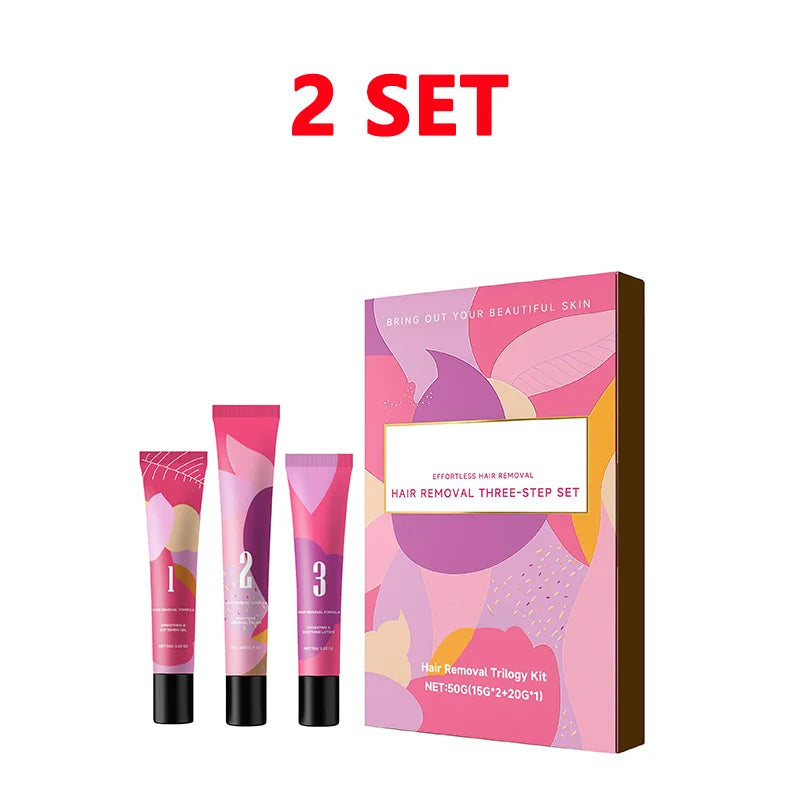 3-Step Facial Hair Removal Kit – Chin & Upper Lip Women