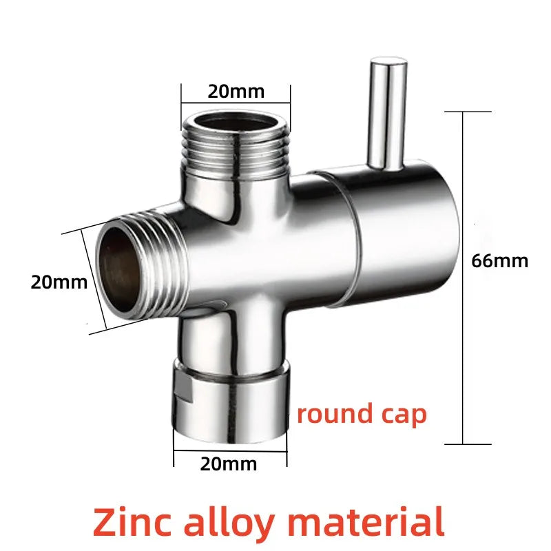 G1/2 3-Way Diverter Valve – Shower, Bidet & Sink T-Adapter