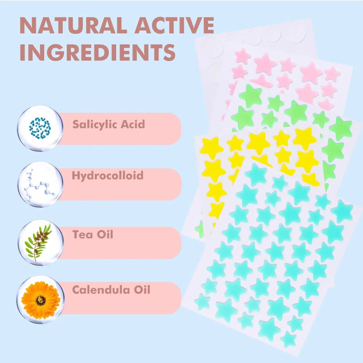 Invisible Waterproof Hydrocolloid Acne Patches – All Skin Types