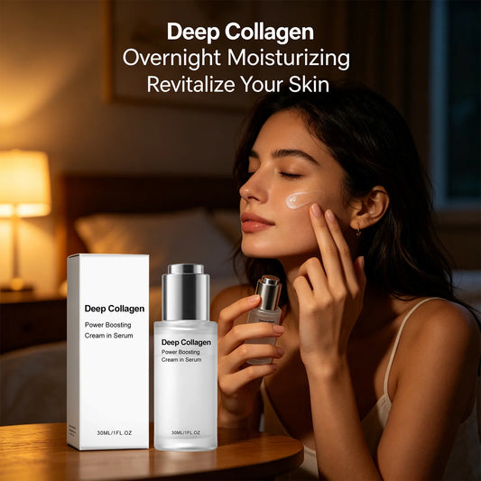 Power Boosting Cream Smoothing Skin Fine Lines Improving Sagging Enhance Skin Firmness Elasticity Moisturizing Collagen Essence Peaceful Pleasures Health and Wellness