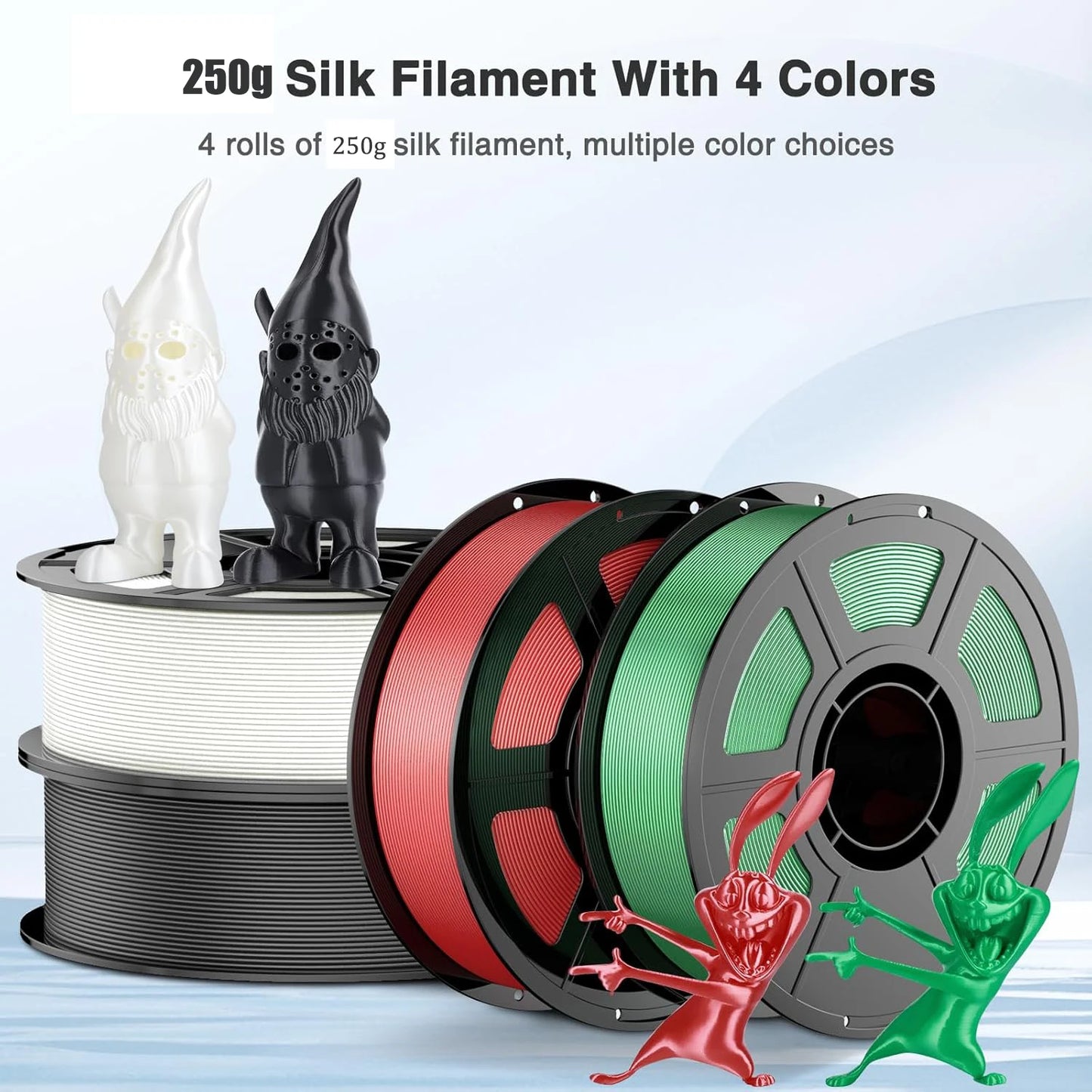 Silk PLA+ Filament 1.75mm ±0.02mm – Glossy 3D Printing