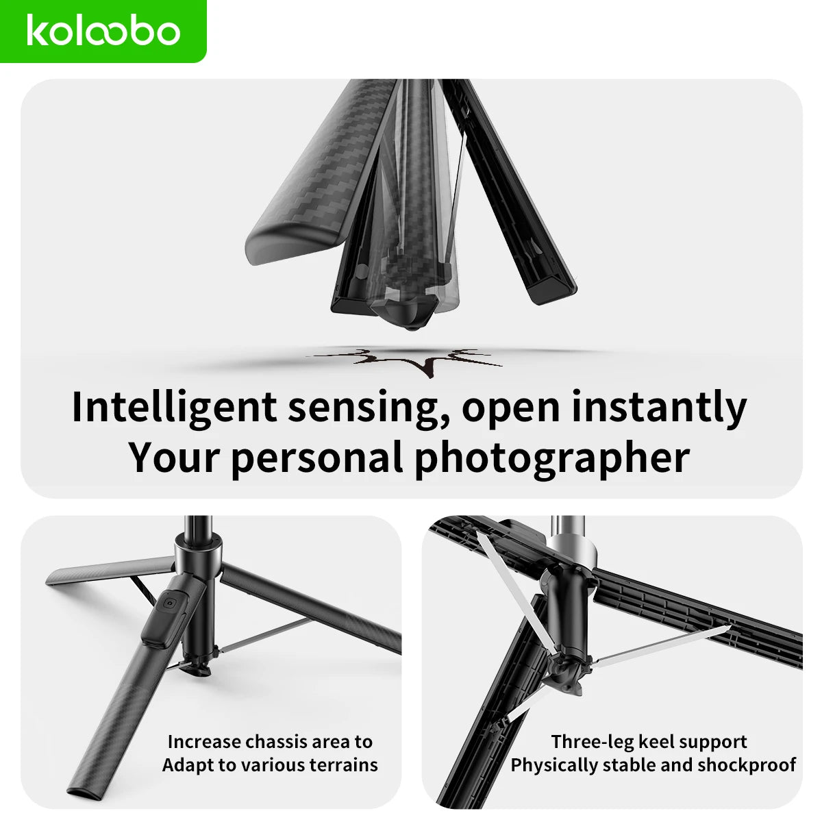 1.8m Magnetic Selfie Stick Tripod with Remote – iPhone & Android Peaceful Pleasures Health and Wellness