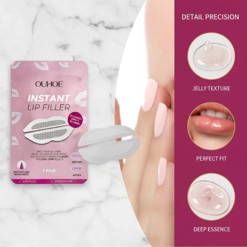 Hyaluronic Acid Lip Patches – Plump, Firm & Smooth | AQTOCNA