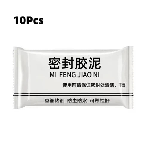 1-20pcsWall Hole Sealant Sewer Pipe Waterproof Rubber Mastic Mud Household Tools Caulk Air Conditioner Hole Plug Filler Cement Peaceful Pleasures Health and Wellness 10PCS