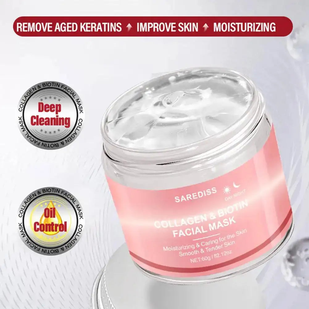 Collagen Peel-Off Night Mask – Firming & Hydrating Peaceful Pleasures Health and Wellness