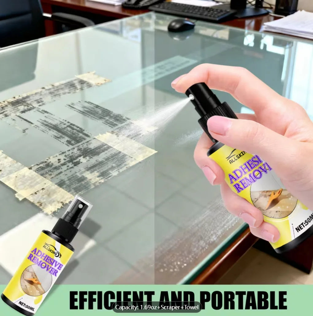 Adhesive & Sticker Remover Spray 50ml – Safe for Car & Glass