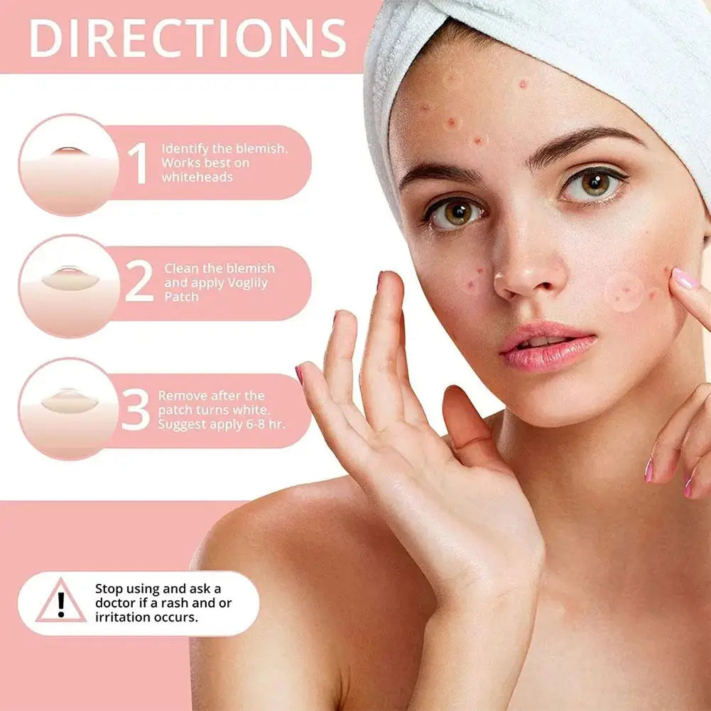 72pcs Invisible Salicylic Acid Acne Patches Anti-Acne Spot Treatment, Waterproof Pimple Concealer, Repair Stickers for Blemish Peaceful Pleasures Health and Wellness