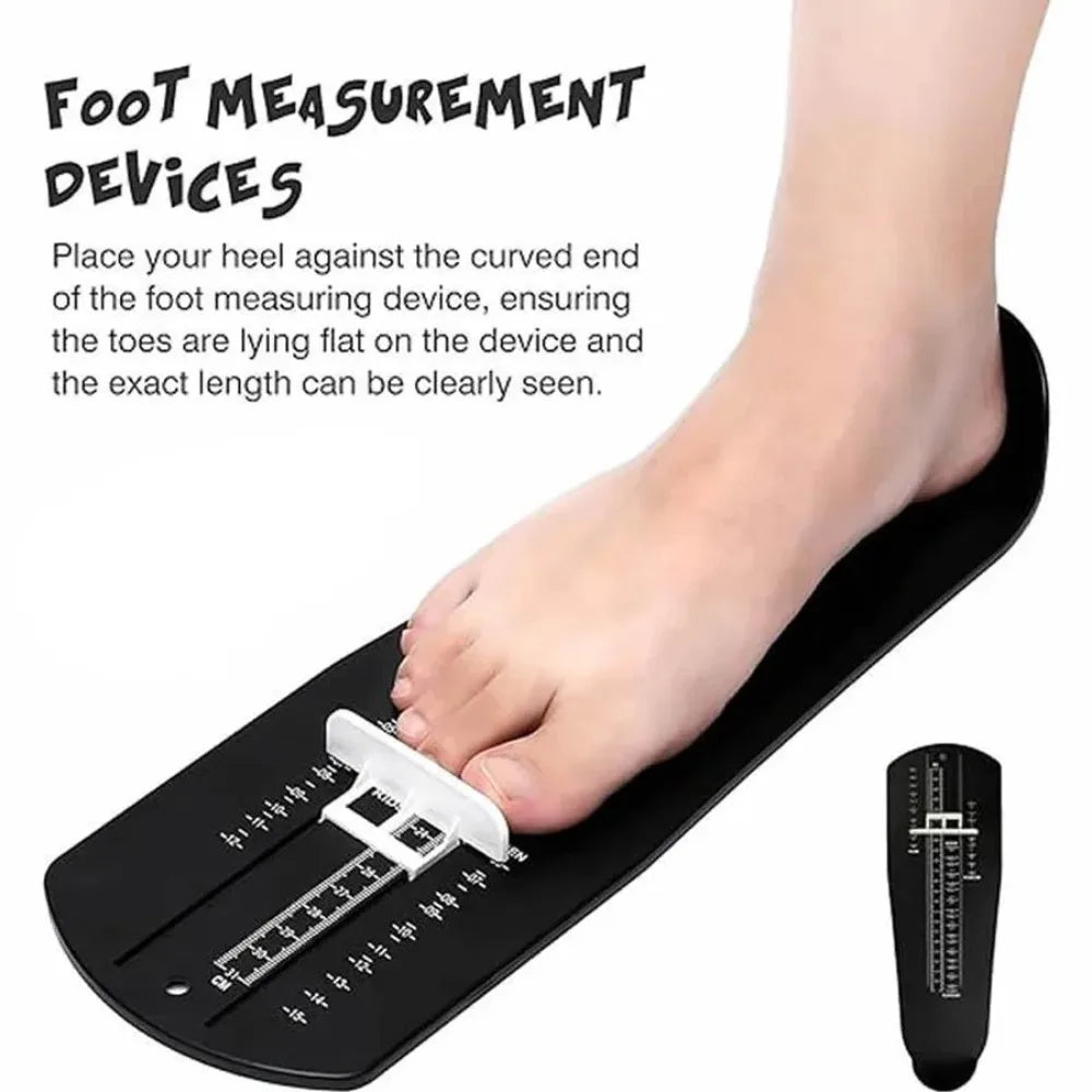 Foot Measuring Device Family Shoe Feet Measure Ruler Sizer for All Sizes Infants Kids Men Women Adults US Standard Shoe Size Peaceful Pleasures Health and Wellness