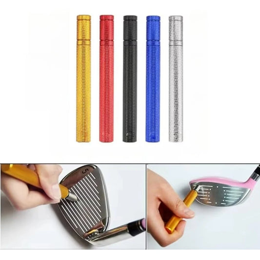 Golf Club Grooving Sharpening Tool 5 Colors Golf Groove Sharpener Wedge Club U V Type Square Regroover Blade Cleaning Tool Acces Peaceful Pleasures Health and Wellness