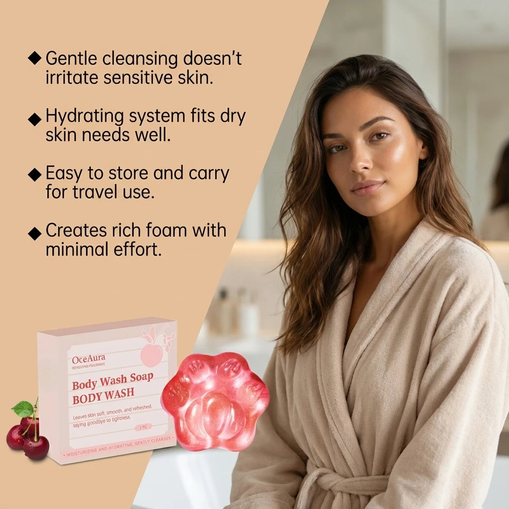 OceAura Handmade Moisturizing Body Soap – Exfoliating & Hydrating