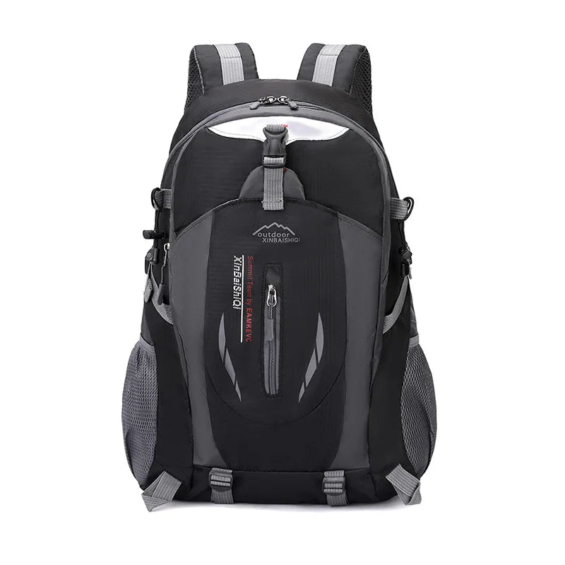 Outdoor hiking backpack, waterproof trekking rucksack, men's casual travel bag, new sports backpack for camping Peaceful Pleasures Health and Wellness black