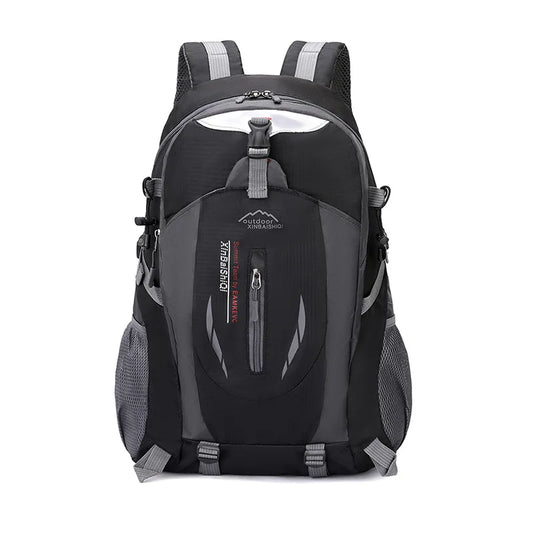 Outdoor hiking backpack, waterproof trekking rucksack, men's casual travel bag, new sports backpack for camping Peaceful Pleasures Health and Wellness black