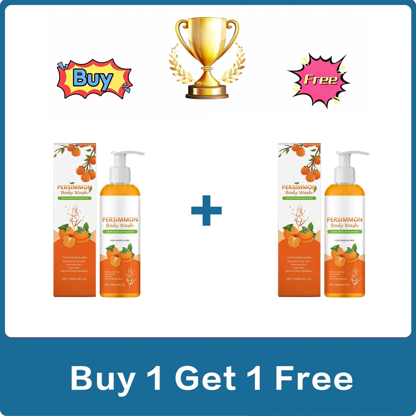 Orange Fragrance Moisturizing Shower Gel – 120ml Body Wash