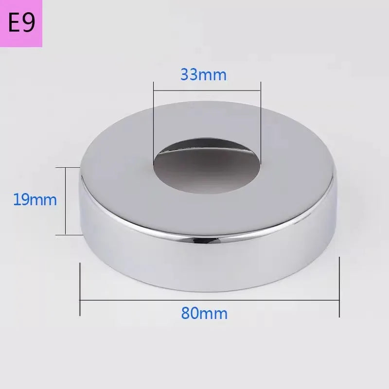 2PCS Stainless Steel Faucet Pipe Decorative Cover 1/2" 3/4" 1"
