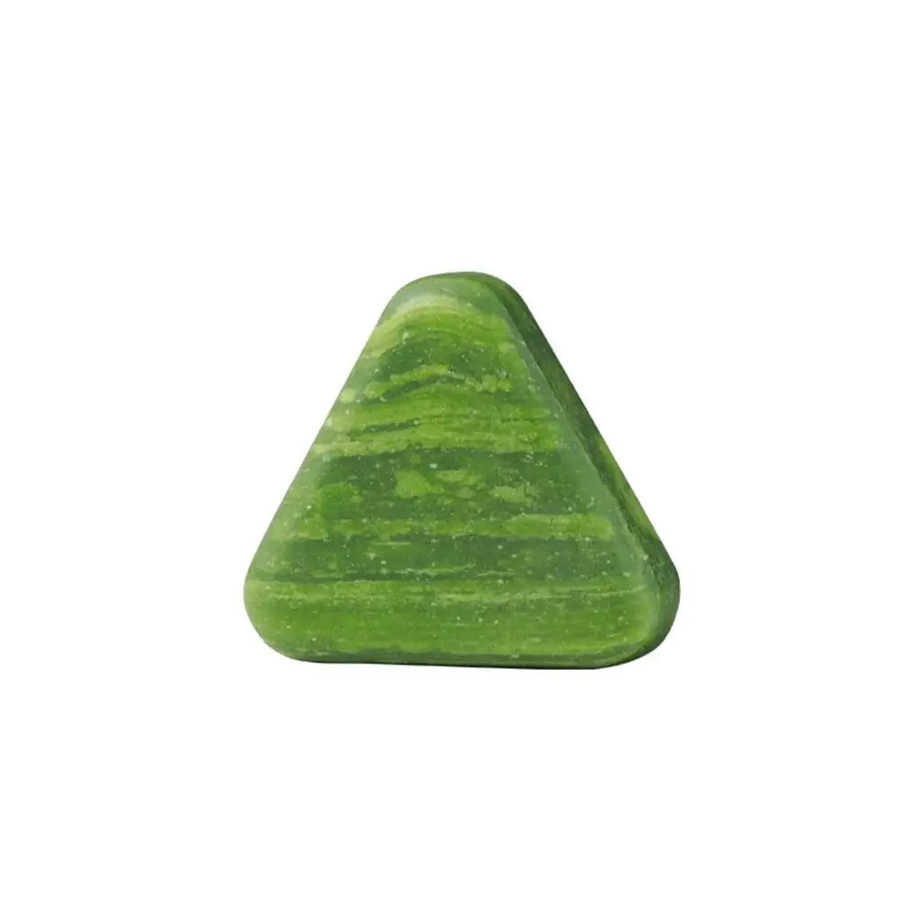 Usman Grass Shampoo Soap Cypress Leaf Polygonatum Herbal Plant Extract Refreshing Clean Oil Control & Itching 120g Peaceful Pleasures Health and Wellness A