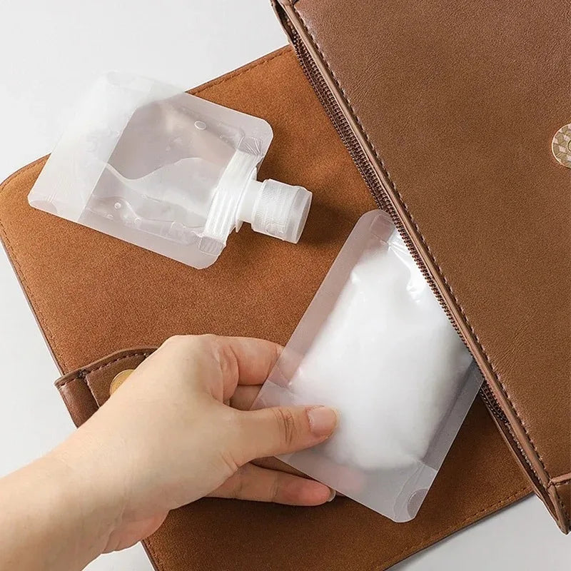 Refillable Squeeze Travel Pouches – Leak-Proof 10-30 Pack