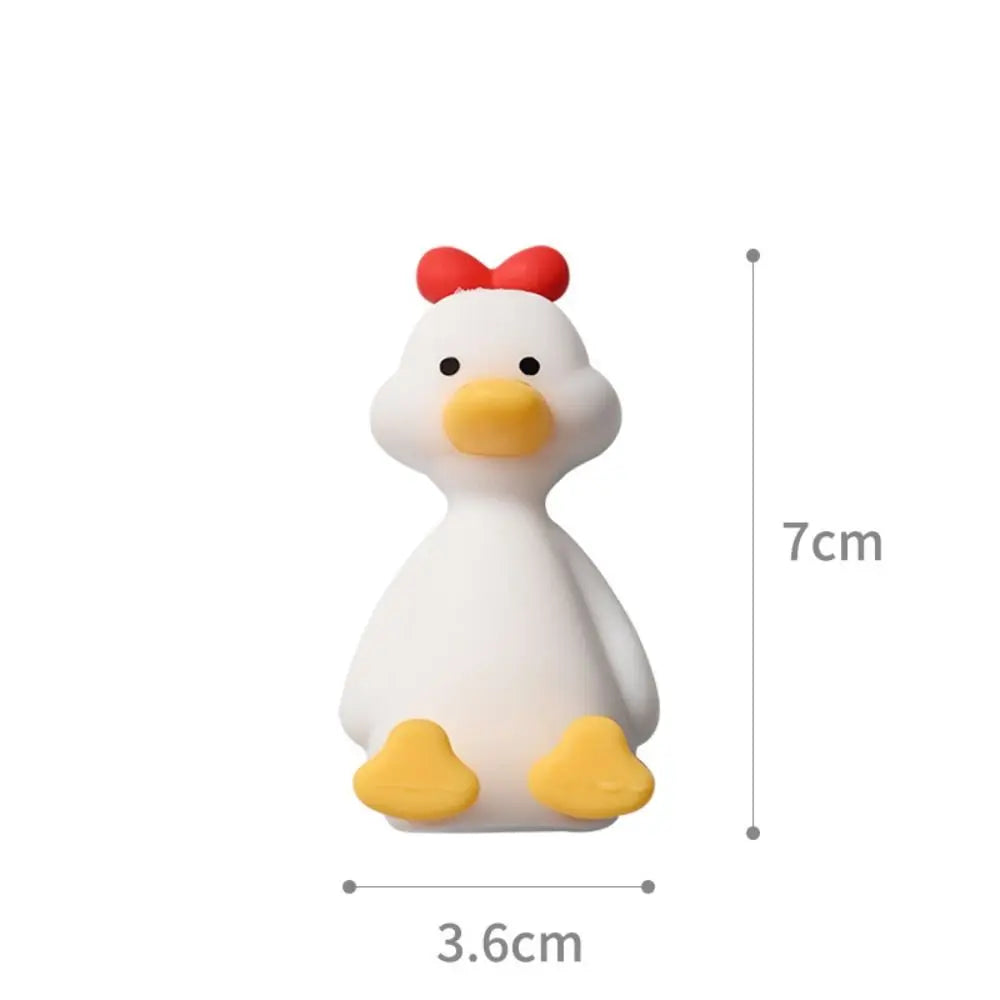 3D Cute Duck Silicone Toothbrush Holder | Suction Cup Rack