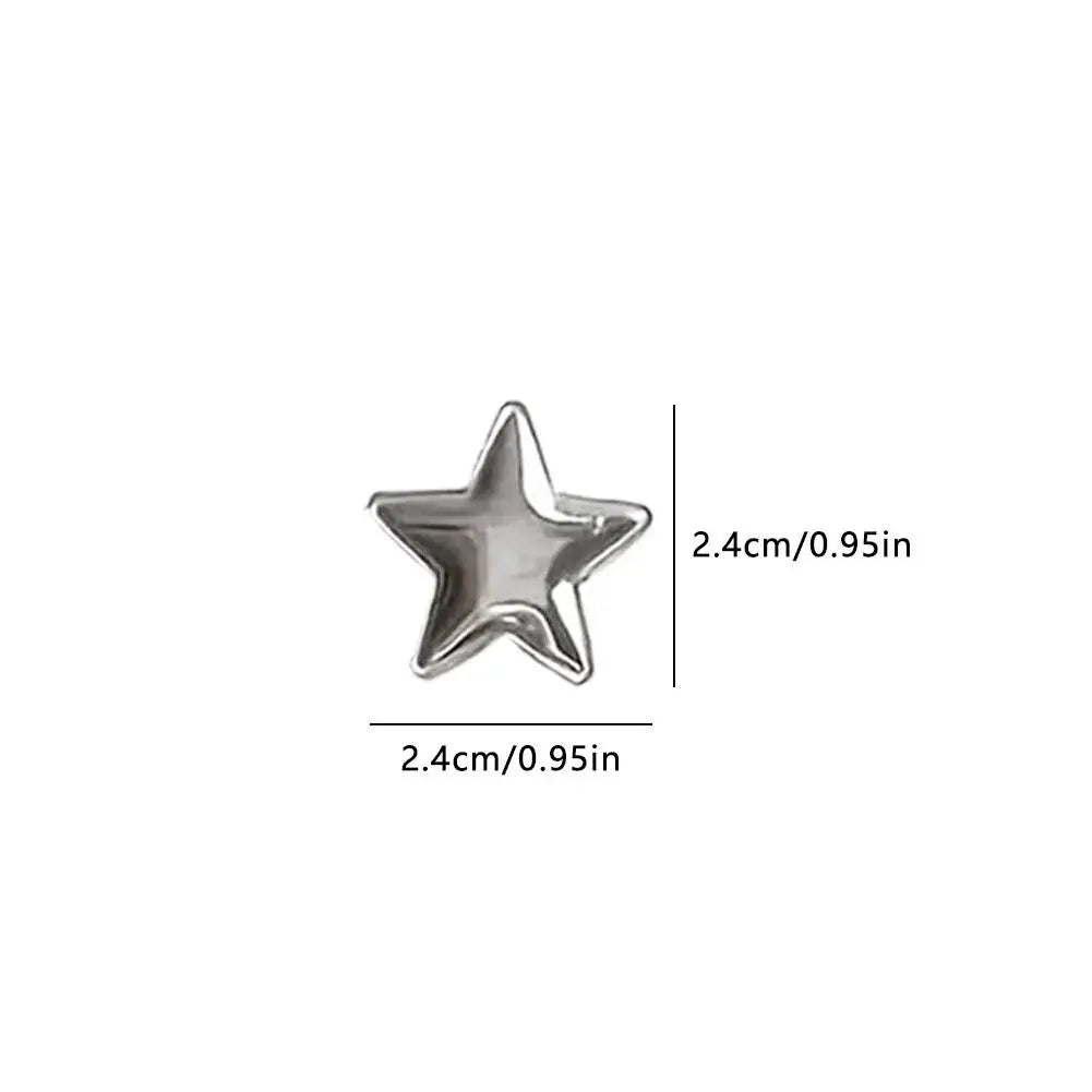 2.4CM 10/20pcs Creative Star Magnetic Refrigerator Patch For Photo Wall Mounting Entry Door Magnetic Sticker Home Decoration Peaceful Pleasures Health and Wellness