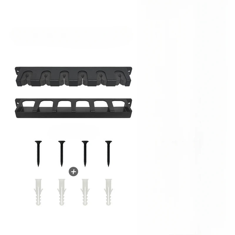 Easy-Install ABS Fishing Rod Wall Rack High-Density Foam Grip Storage for Garage Sports Equipment Rod Holders for Fishing Rods Peaceful Pleasures Health and Wellness 1set