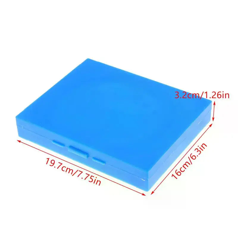 100-Slide Microscope Storage Box | Numbered Slots, 1/2/3 Pack