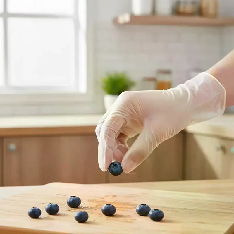 100-Pack Disposable TPE Gloves | Food Grade S/M/L/XL