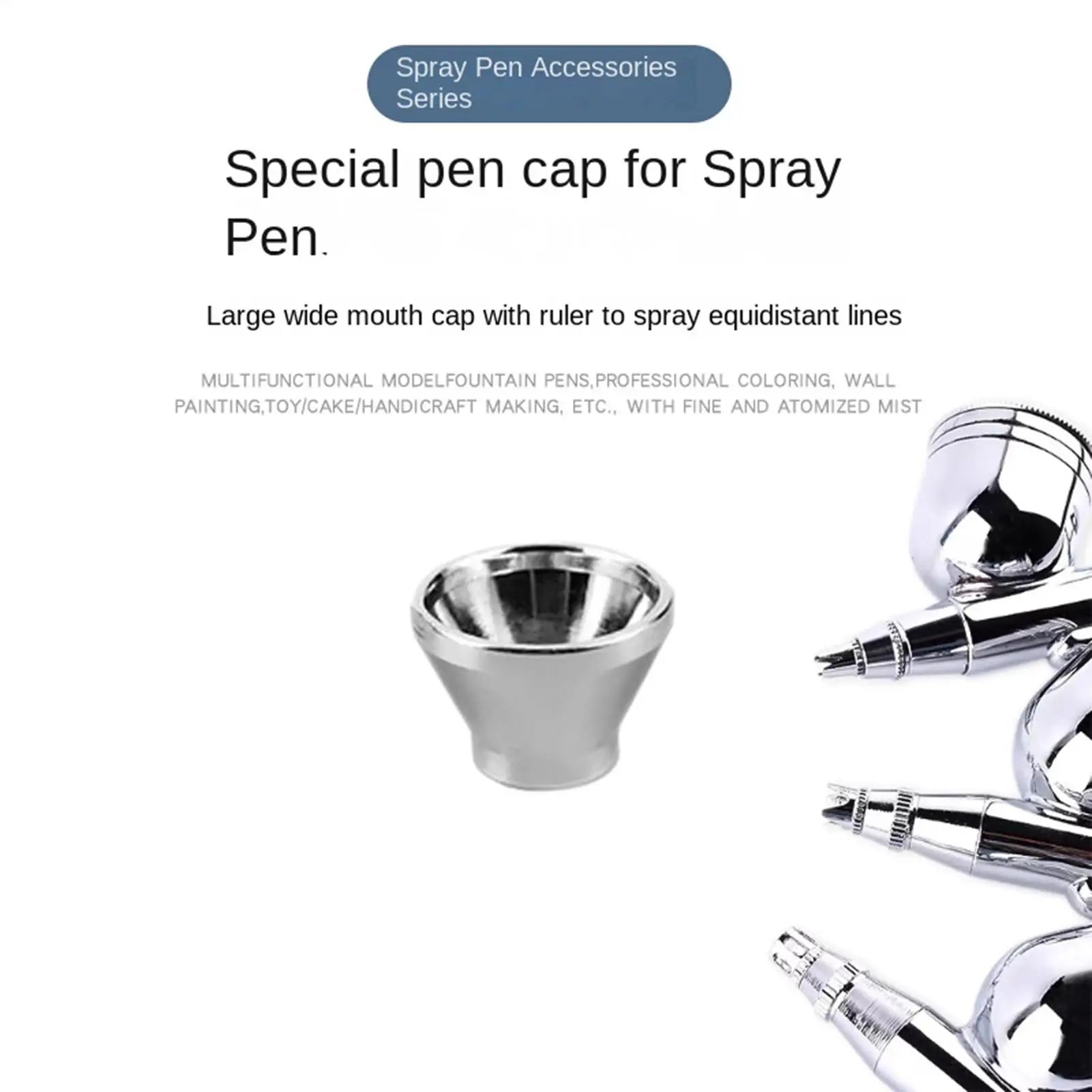 Airbrush Needle Cap Nozzle Protector Cap for Model Painting, Stencil Work Accessory for Artists Hobbyists Students, Home Studio Peaceful Pleasures Health and Wellness