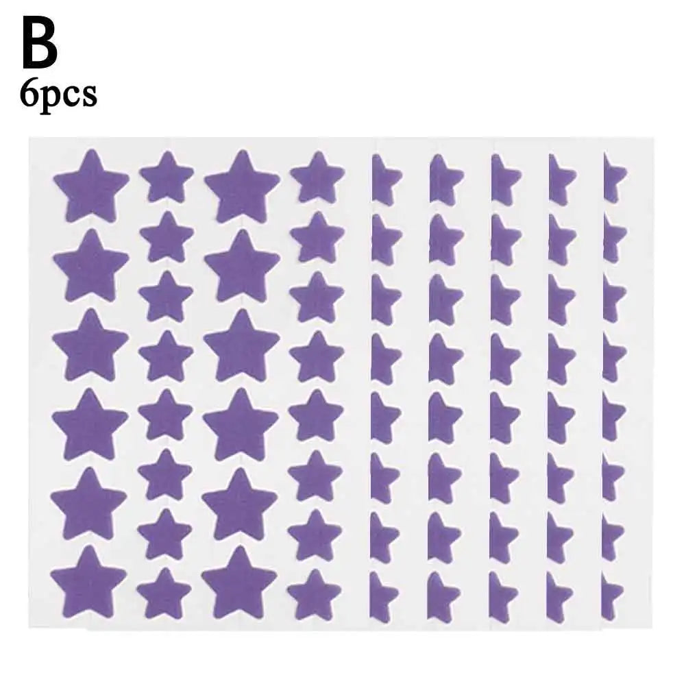 Star-Shaped Pimple Patches – 6 Packs, 168 Spot Covers