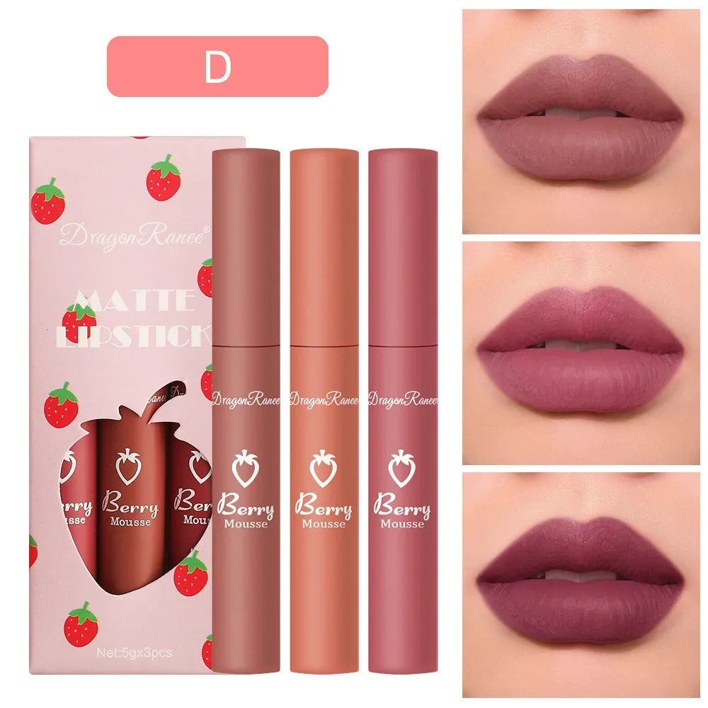 IFANYUO Matte Velvet Lip Gloss Set – Long-Lasting, Non-Stick