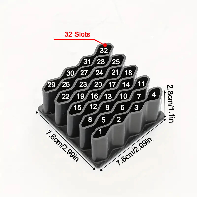 32 Slots Ointments Stand Multi-compartment Medicine Storage Holder