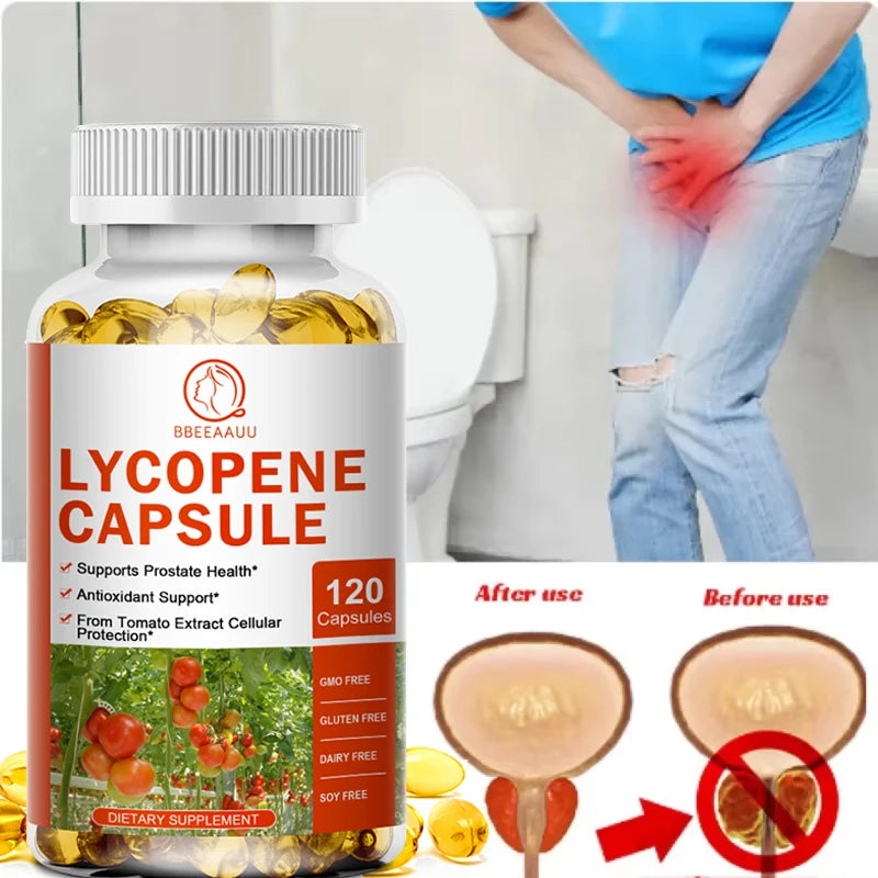 BEWORTHS Lycopene Capsules – Prostate, Bladder & Male Reproductive Health Dietary Supplement Peaceful Pleasures Health and Wellness