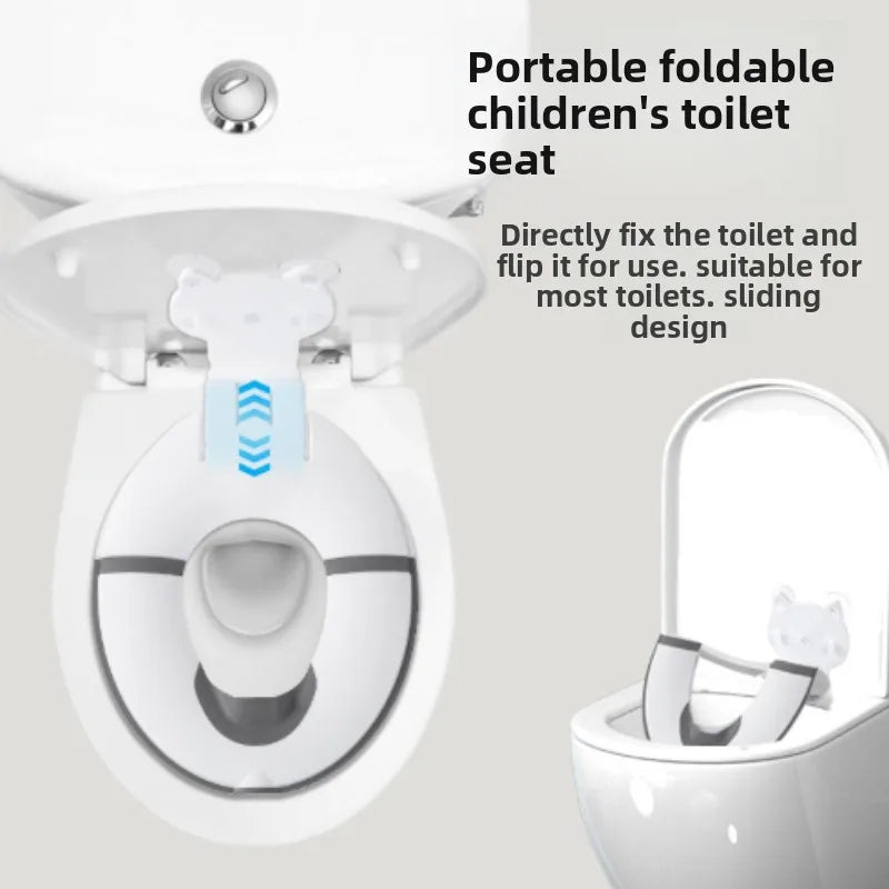 Foldable toilet seat for children universal splash proof toilet seat for boys girls portable storage outdoor seat cushion ring Peaceful Pleasures Health and Wellness